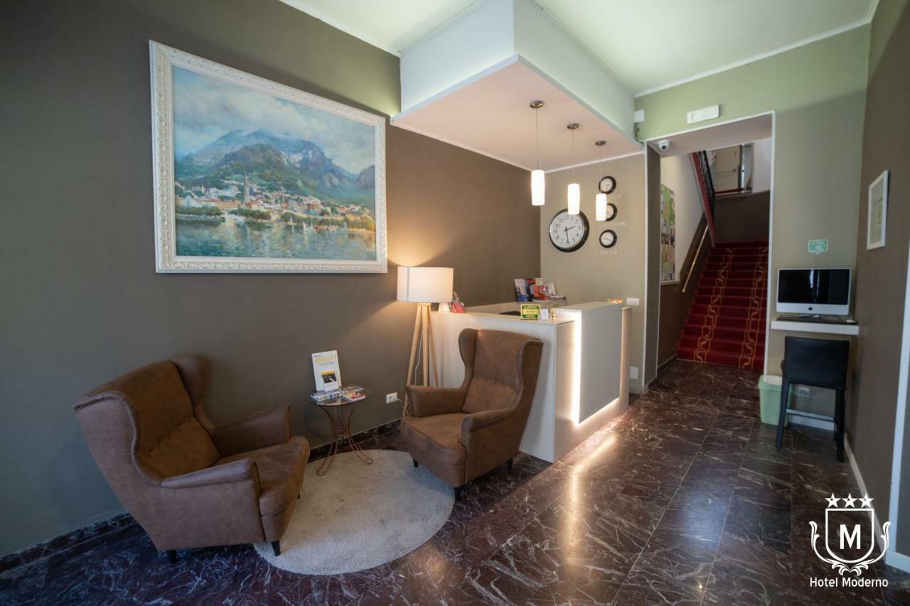 Hotel Moderno Лекко Экстерьер фото